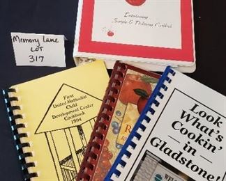 $6 - 4 cookbooks