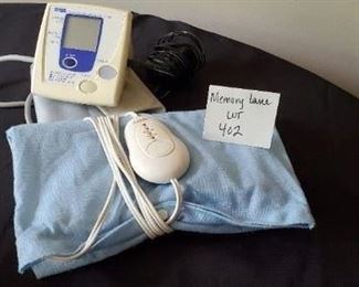 $20 - Reli On Blood Pressure Monitor & Sunbeam Heating Pad