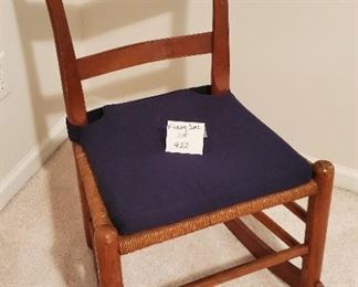$15 - Kids rocking chair 19"W x 30" T overall