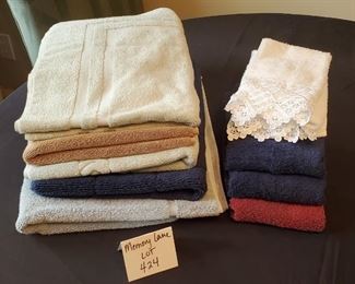 $12 - 5 Floor towels a 5 hand towels