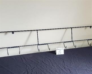 $8 - Metal Wall Plate holder- holds 4 plates