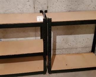 $25 pair - 2 shelving units 36" x 36" x 16"