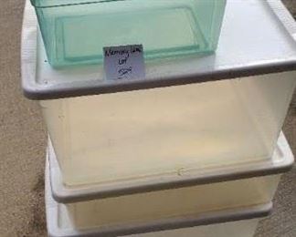 $8 - Storage containers (used for garage items so not very clean)