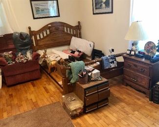 Stanley Bedroom suite, La-Z-Boy recliner, linens and smalls