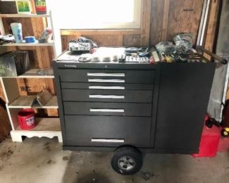 Kennedy tool cart, hand tools...