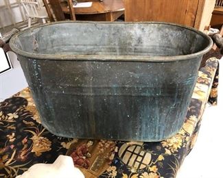Copper and Galvanized Canning Pot