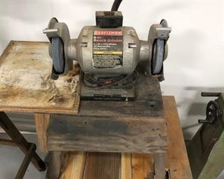 Craftsman 6 inch Bench Grinder with stand