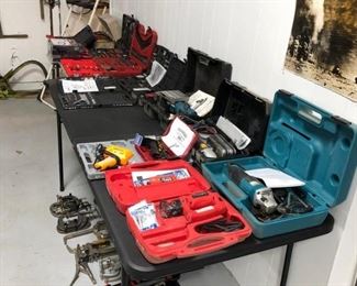 Electric Power Tool Sets and Misc Tool Sets