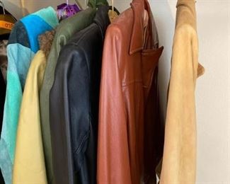 Leather and Faux Leather Womens Jackets