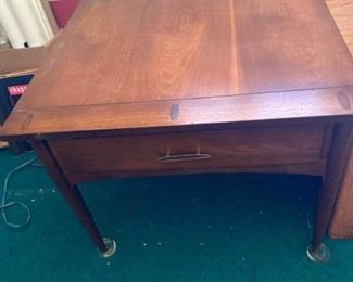 Mid Century Modern Walnut Side Table