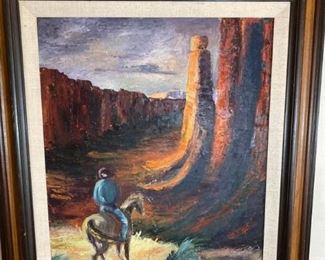 Oil Painting Going Home