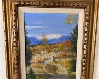 Oil Painting of Mountains