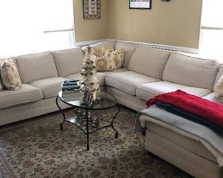King Hickory sectional sofa. Purchased less than five years ago at Whitehouse interiors in Wayne. Asking $1500.