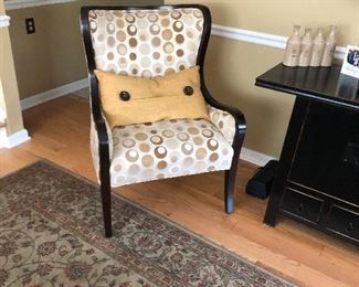 Beautiful upholstered side chair. Asking $395.