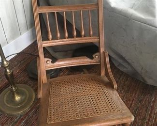 Antique Chair--Fancy wood work!