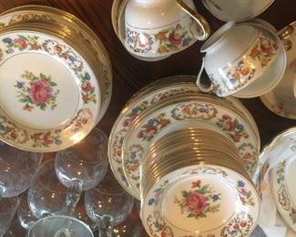 Upside down picture of Large China Set --will fix asap