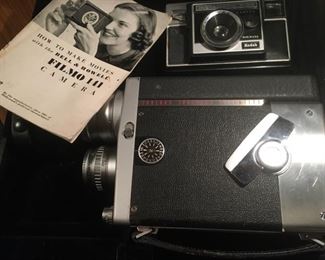 Bell and Howell 16mm FilmCamera also 16mm Film Projector and Easy/Fun 16mm Film Editor Also other Cameras, etc.