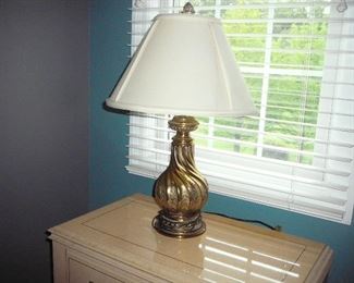 Brass table lamp 