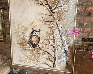 Lee Reynolds Original Oil/Vanguard Studios, Gorgeous! 1960's