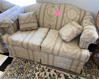 Loveseat and sofa pair