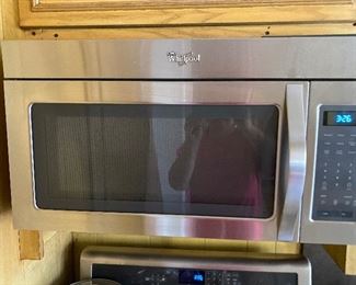 Whirlpool built in Microwave for sale