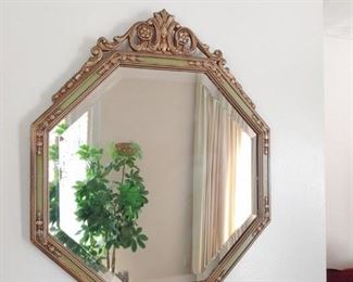 $
Antique multi sided mirror