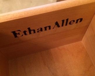 Ethan Allen Stamp in the drawers!