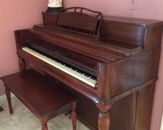 Unusual Kimball piano... mahogany!