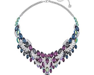 Signed Swarovski Cosmic Crystal necklace retailed for 600 dollars.  New condition.  Awesome.  $395