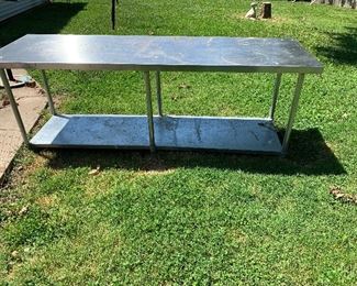 Stainless steel table