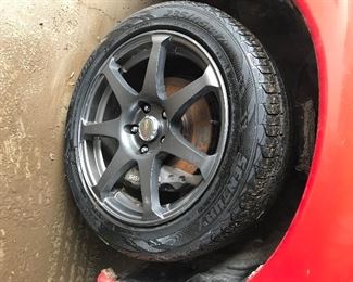 Aftermarket rims for 3000GT. 