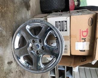 OEM wheels for Mitsubishi 3000GT, Included with car. 