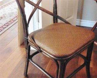 Bamboo and cane chair. $65