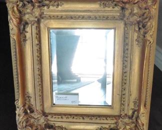 Small ornate frame  mirror-$45 