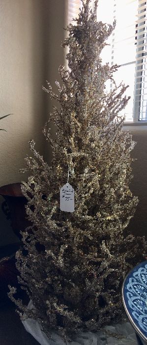 This is really pretty and unusual. Beaded tree for Christmas or year-round. Table size. 24" - $75
