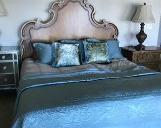 King size bed with Sleep Number mattress (priced separately)