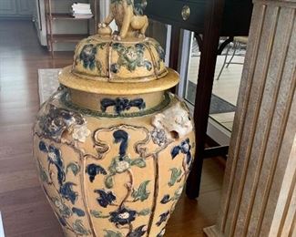 Oversized ginger jar