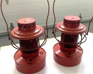 2 vintage Handlan lanterns
