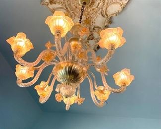 Murano glass chandelier