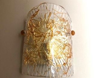 Murano glass sconce