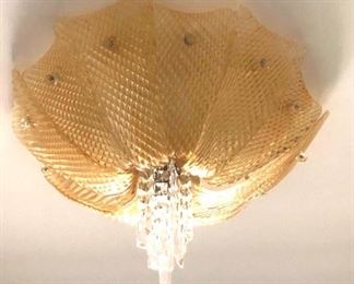 Murano glass ceiling fixture