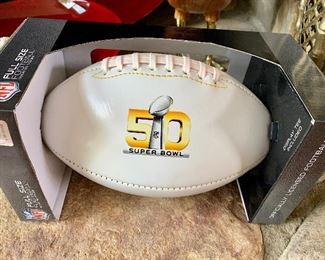 Commemorative 50th year Super Bowl football