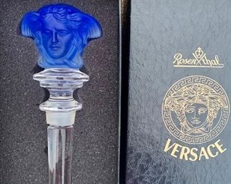 Versace crystal wine stopper