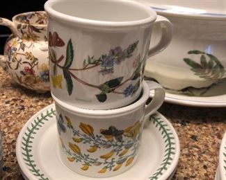 The Botanic Garden cups and saucers