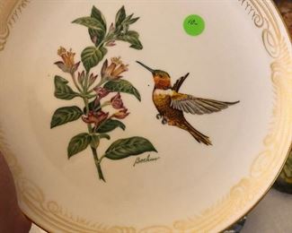 The Edward Marshal Boehm Hummingbird Plate Collection