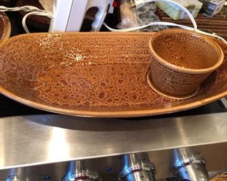 Serving Platter with Bowl