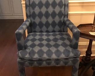 Blue Straight Chair