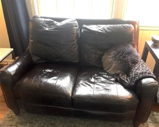 Leather Love Seat from Steinhafels $150