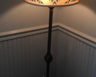 Floor Lamp  with Shade Lit
