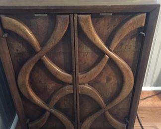 Vintage Solid Wood Cabinet 20"W x 15"D x 26"H    $25